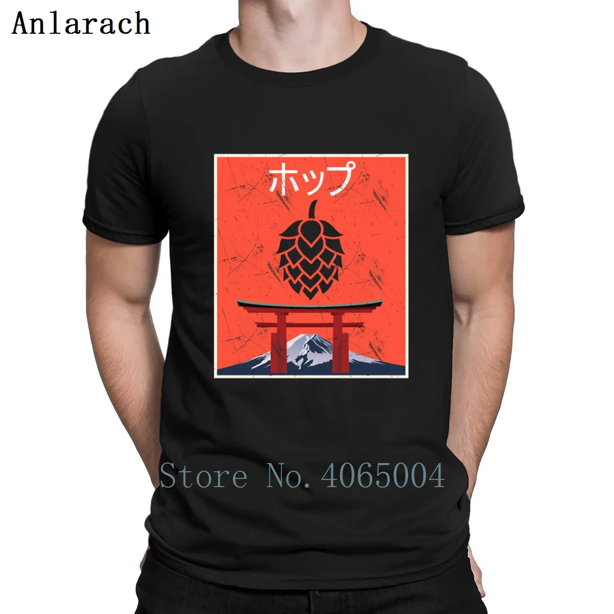 cheap Vintage Japanese Craft Beer T Shirt Fashion Customized Trend Spring Autumn O Neck Tee Shirt Novelty Loose Shirt