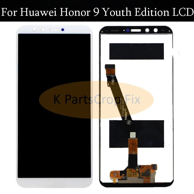 Для Honor 9 Youth Edition полный ЖК-дисплей + сенсорный экран дигитайзер в сборе для Huawei Lite