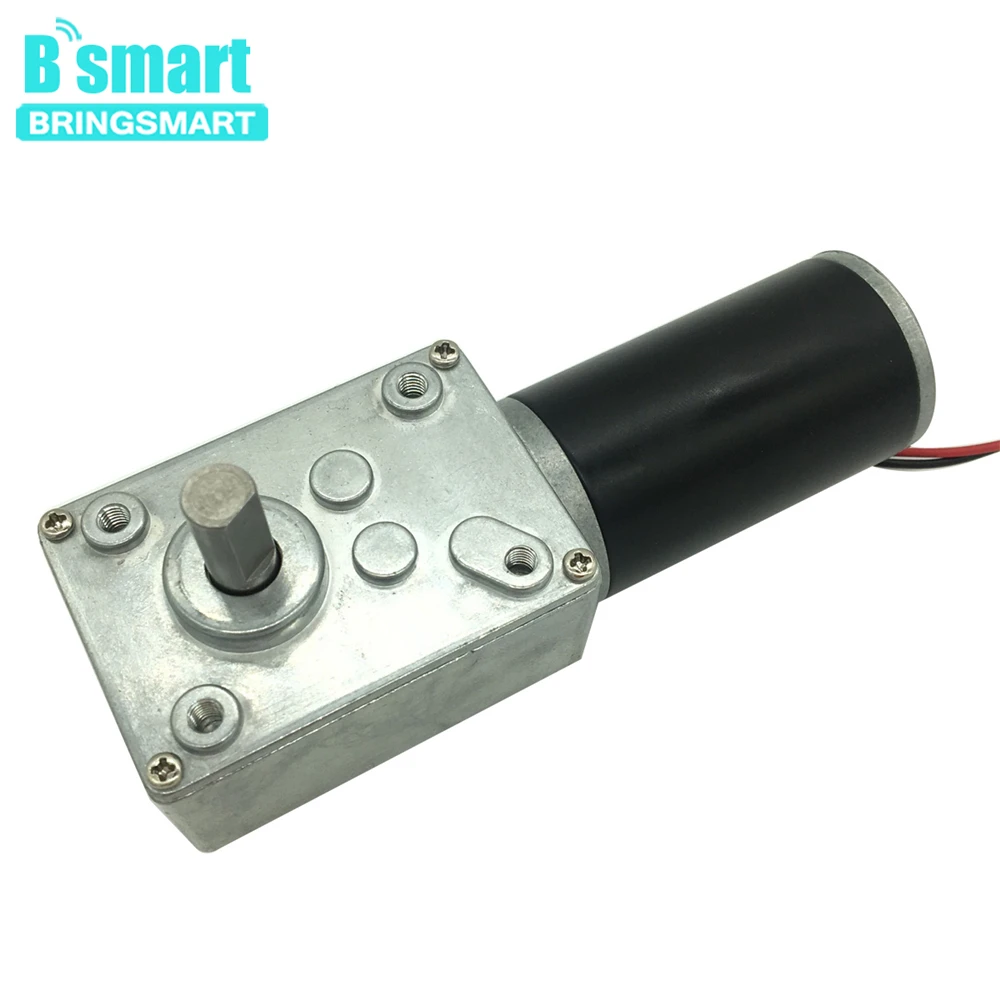 Электродвигатель постоянного тока Bringsmart A58SW31ZY с червячным редуктором 12 в