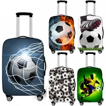 Крутой footbly чемодан защитный чехол для дорожного чемодана Soccerly эластичные тележки для багажа Пыленепроницаемая туристическая принадлежность