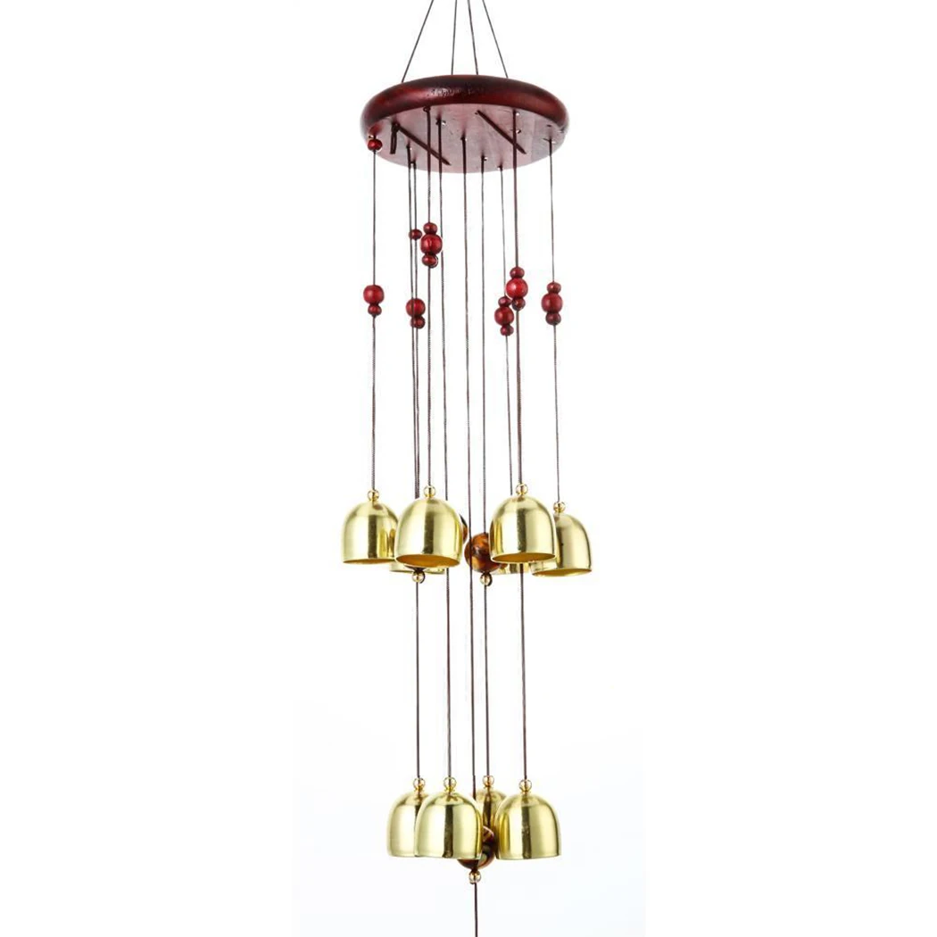 Wind Copper Bells Chimes Antique Garden Yard Decor Outdoor Home