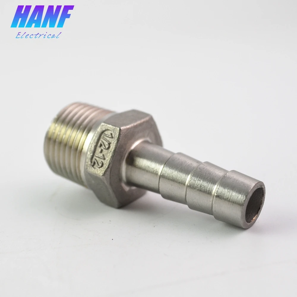 

1pcs Rigid Male Adapter 1/2" Thread Pipe Fitting x 12mm Barb Hose Tail Reducer Pagoda Joint Coupling Connector Nipple