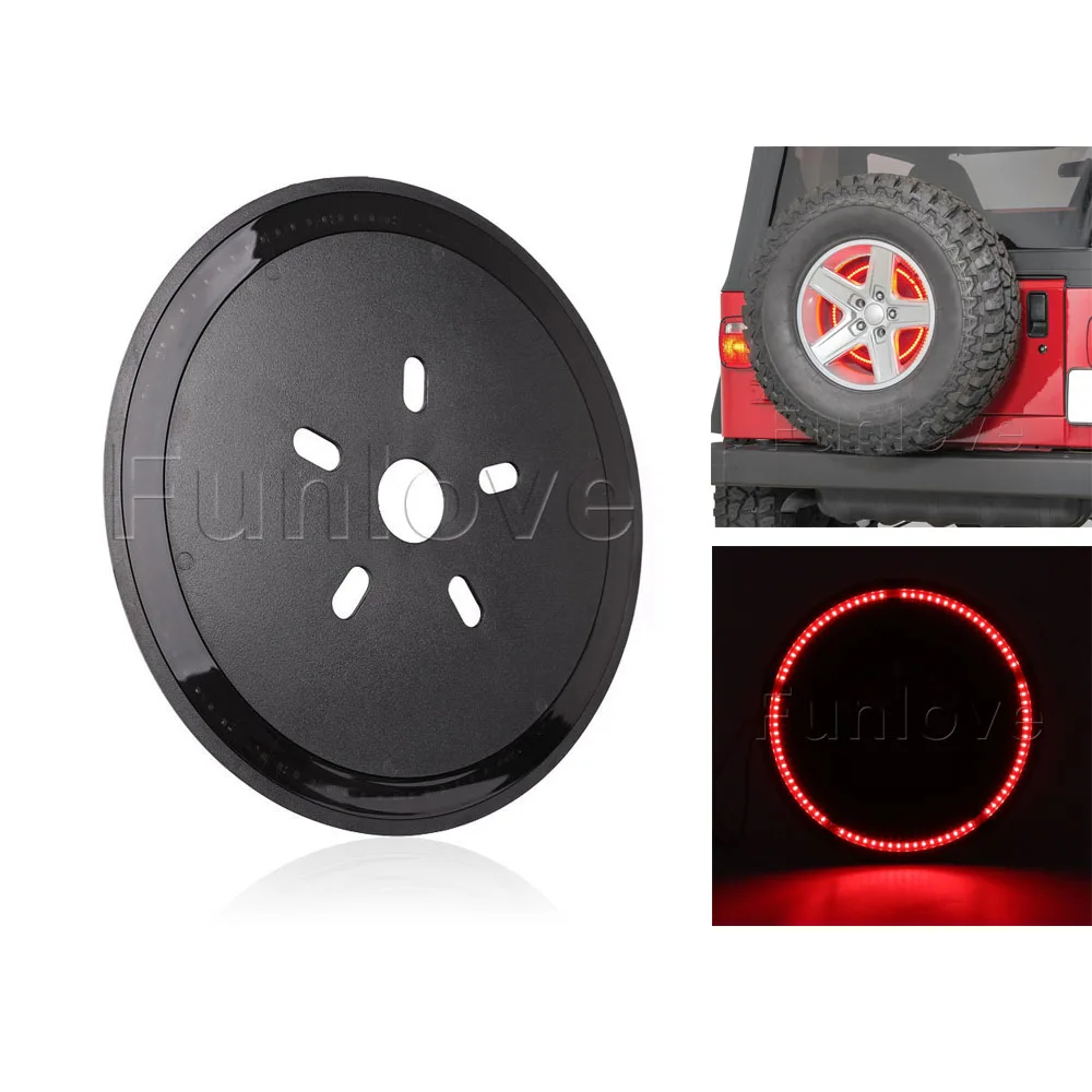 WHDZ Spare Tire Wheel LED Light 3rd Spare Tire Brake Light LED Ring for