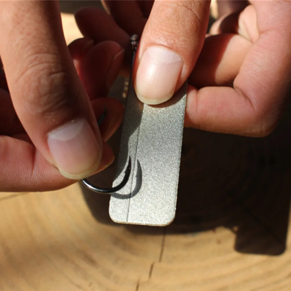 EDC Pocket Diamond Stone Sharpener Keychain Sharpener Tools Outdoor Z2F6 EDC Pocket Diamond Stone Sharpener Keychain Sharpener Tools Outdoor Z2F6