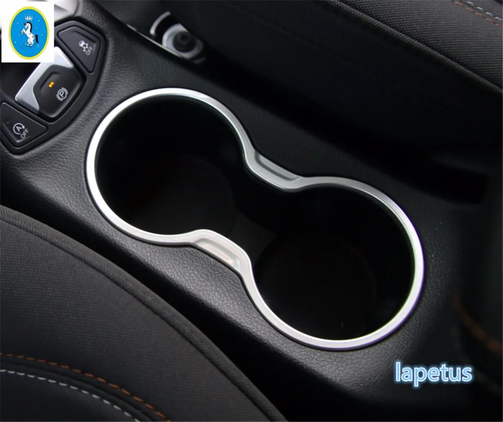 

Yimaautotrims Front Seat Water Cup Holder Frame Cover Molding Cover Trim Fit For Jeep Compass 2017 2018 2019 Interior Mouldings