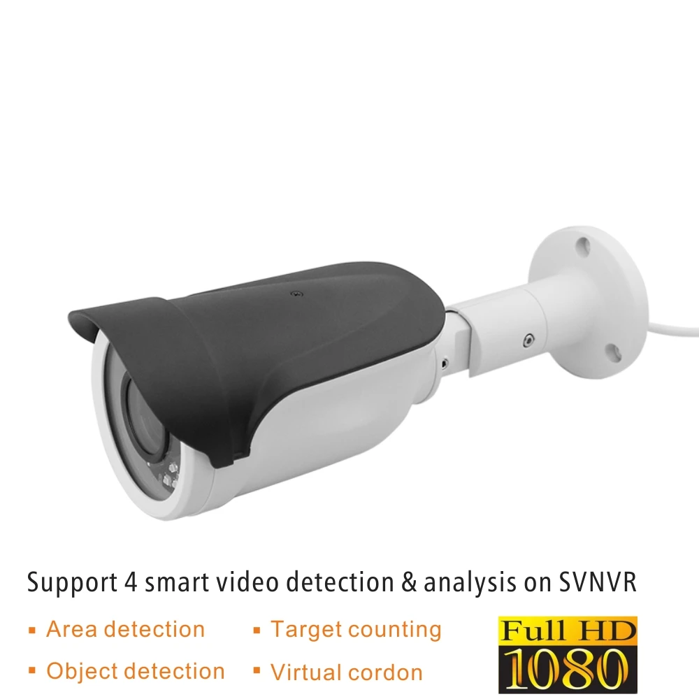 Варифокальная IP камера SVMB2420VP с защитой от атмосферных воздействий 1080P и