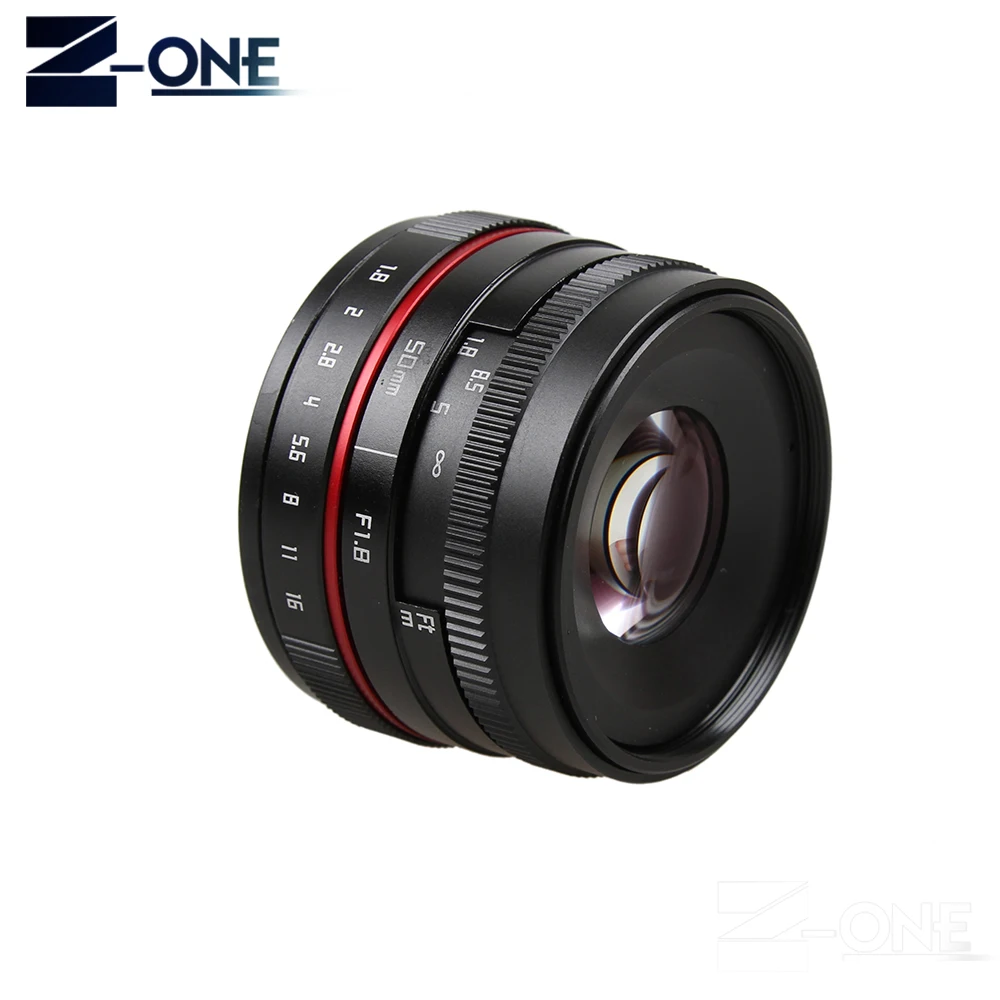 Новинка 50 мм f/1 8 Φ F1.8 объектив камеры для Olympus Panasonic M43 MFT EP5 OMD EM5 Mark II Φ|Объективы
