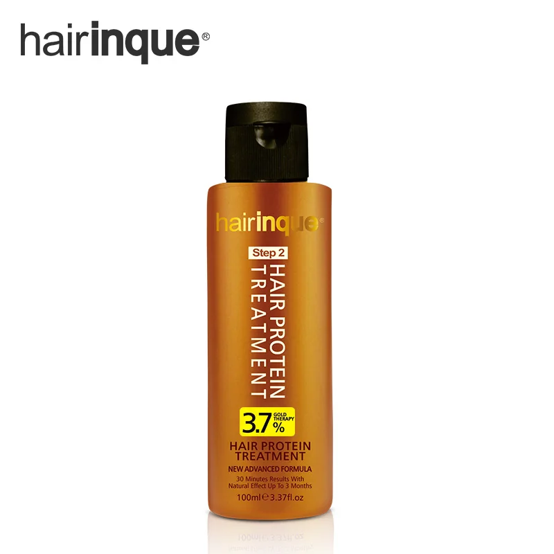 11,11 HAIRINQUE 3.7% 24K Золотая терапия Кератиновое лечение волос без завивки и 30 минут делает волосы разглаживающими и сияющими Уход за волосами