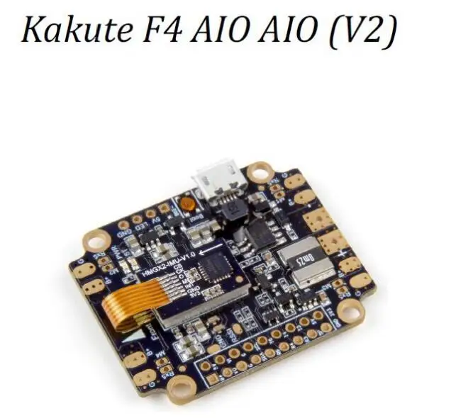 Полетный контроллер Holybro Kakute F4 AIO V2 STM32 F405 Контроллер полета с Betaflight OSD для FPV