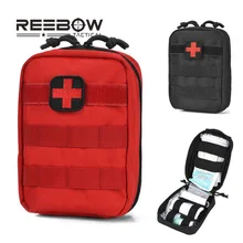 Утилита первой помощи IFAK сумка только Molle аварийный медицинский EMT мешок военный открытый спасательный пакет путешествия охота Красный Черный