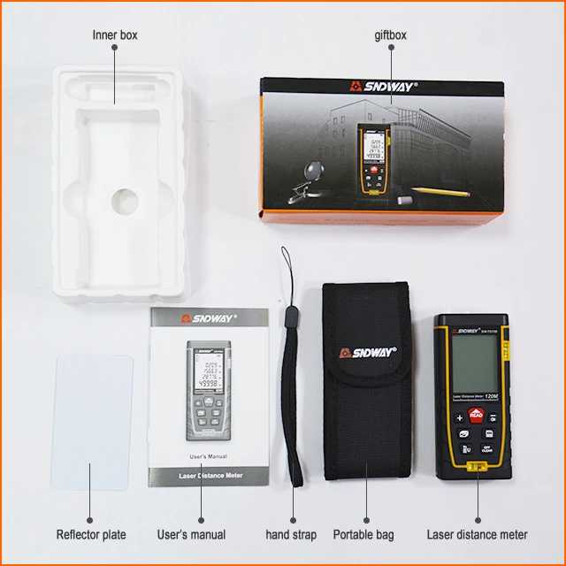 SNDWAY Laser Rangefinder Distance Meter Hunting Rangefinder Range Finder Digital Mini Handheld Tape Measure Laser Distance Meter SNDWAY Laser Rangefinder Distance Meter Hunting Rangefinder Range Finder Digital Mini Handheld Tape Measure Laser Distance Meter