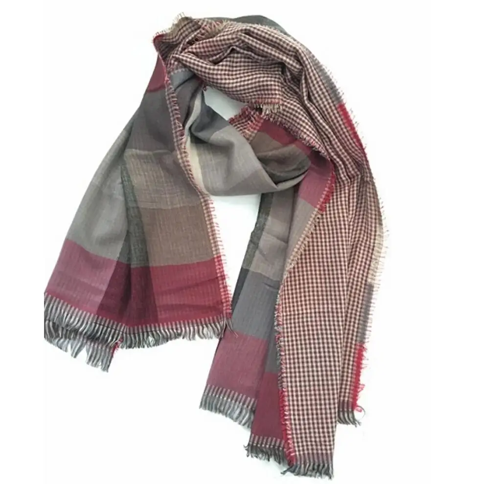 Trendy Tartan Scarf for Men