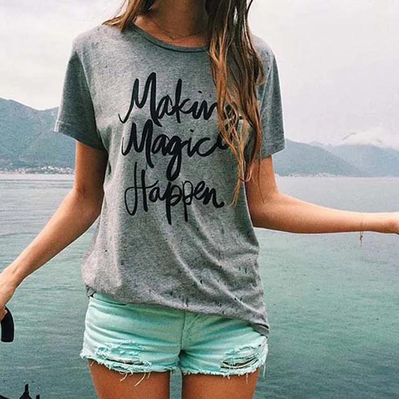 New-2017-Summer-Women-T-shirt-Printed-Magic-Letters-Fashion-O-Neck-Short-Sleeve-Loose-Tee (1)
