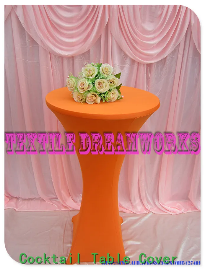 31 Colors Lycra/Spandex Cocktail Table Cover/Tablecloth for Wedding