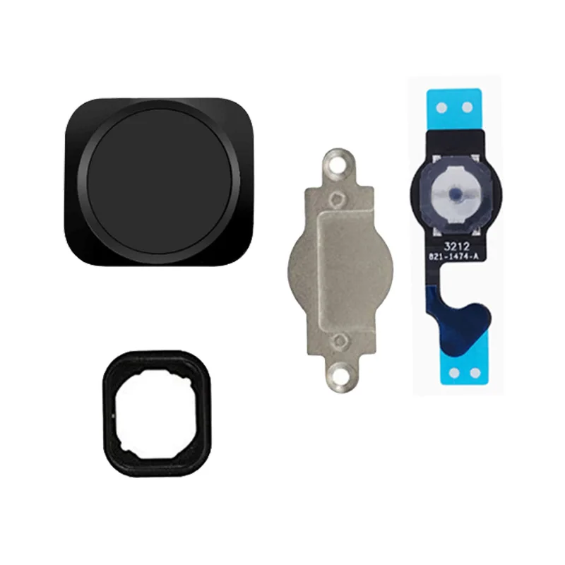 

1set New For iPhone 5 5G Home Button Flex Home Button Menu with Holding Gasket Rubber Spacer Flex Cable
