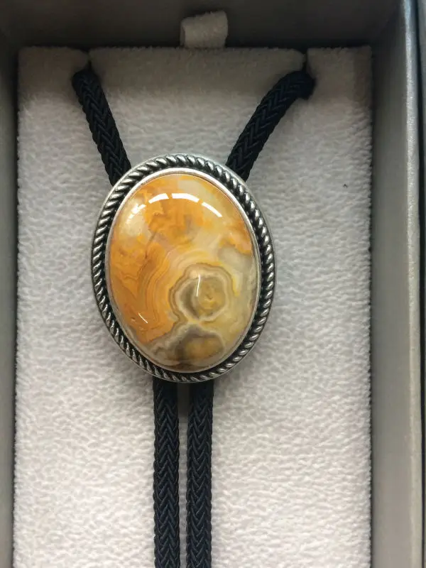 

Original Silver Plated Crazy Graffiti Agate Stone Oval Wedding Bolo Tie Necklace Free Shipping BOLOTIE-043