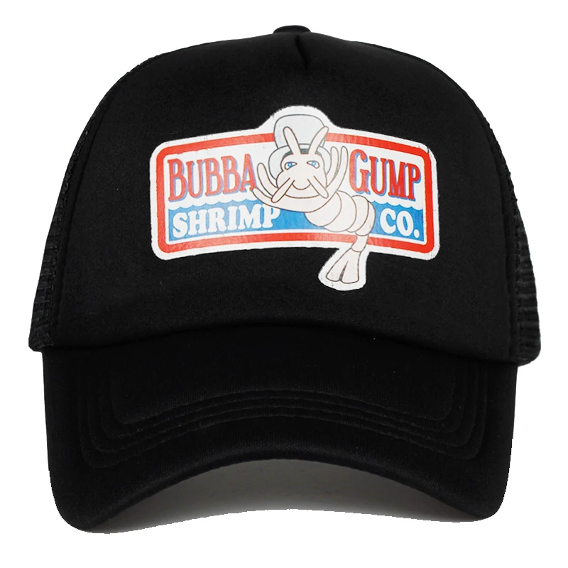 Новинка года. Бейсболка BUBBA GUMP. Бейсболка для мужчин и женщин. Спортивная летняя бейсболка. Регулируемая Кепка Forest Gump