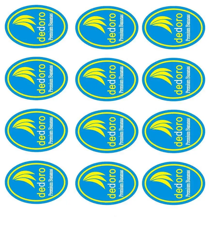 1000 шт./лот пользовательские этикетки наклейки круглые фрукты липкие глянцевые