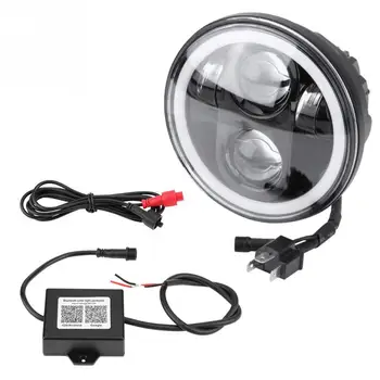 

40W 4000lm Motorcycle LED Waterproof Headlight 10V&30V 6000K Driving Spot Head Lamp Fog Light HighLow Beam for Harley-Davidson