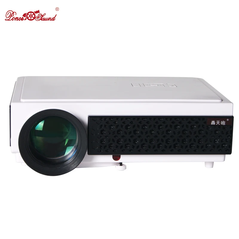 HTP 5500 Lumens high brightness Digital projector full hd support 1080P video projetor led 3d home theater beamer proyector