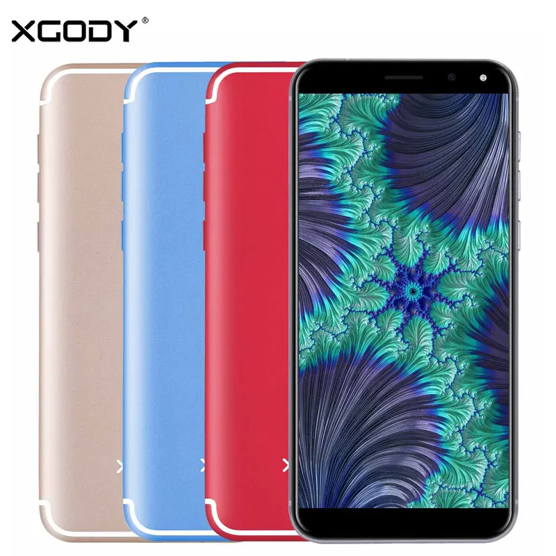 

XGODY S12 Smartphone 5.72''IPS 18:9 Face ID 1GB RAM 16GB Android 6.0 Quad Core 8.0MP Fingerprint Telefon Celular 4G Cell Phones