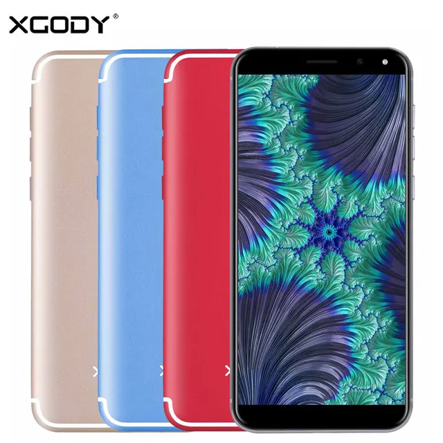 XGODY S12 Smartphone 5.72''IPS 18:9 Face ID 1GB RAM 16GB Android 7.0 Quad Core 8.0MP Fingerprint Telefon Celular 4G Cell Phones