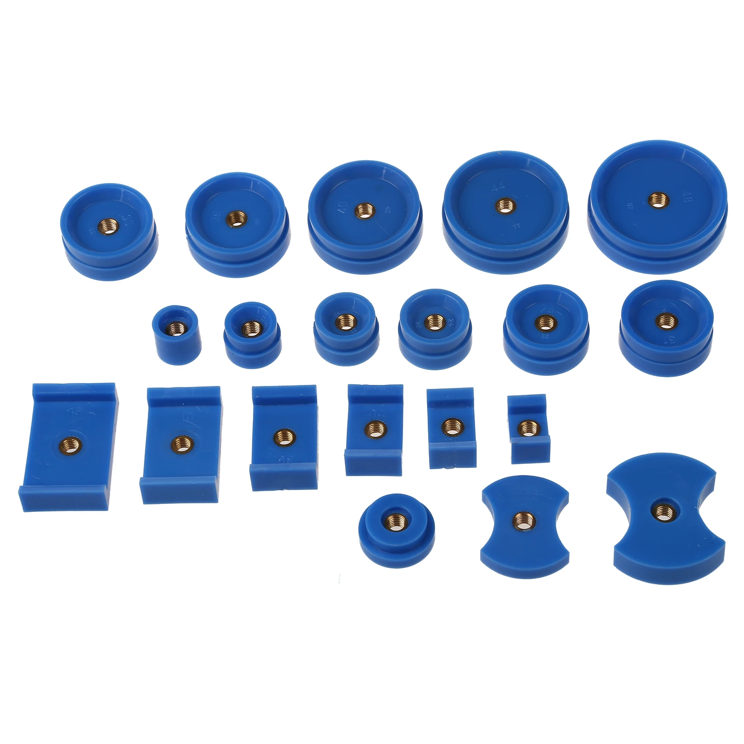 

20pcs Watch Back Press Fitting Dies Watch Repair Kit Round + Rectangular