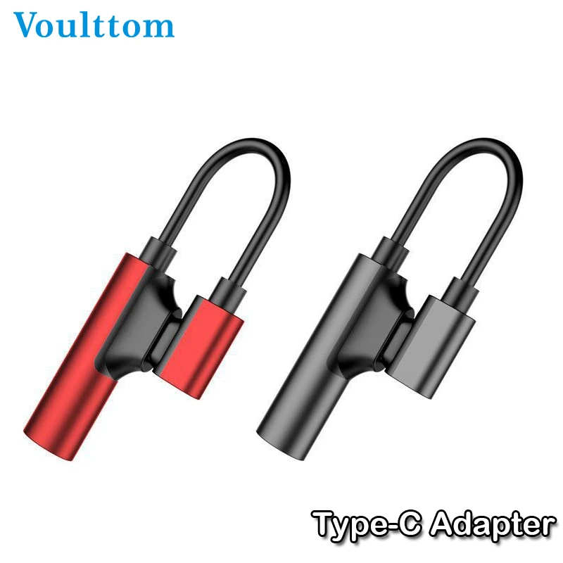 

Voulttom Type-C to 3.5mm Aux Audio cable Type C charging cable Adapter Headphone Jack Converter for Samsung Xiaomi Note pro