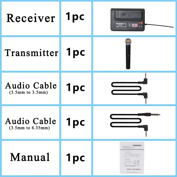 FB-U03-2P 51 Wireless Microphones