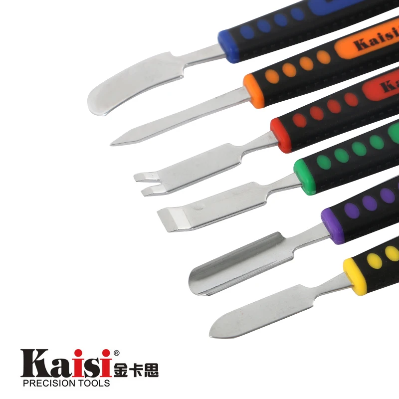 Kaisi 6Pcs Dual Ends Metal Spudger Set for iPhone iPad Tablet Mobile Phone Prying Opening Repair Tool Kit Hand Tool Sets - Image 5