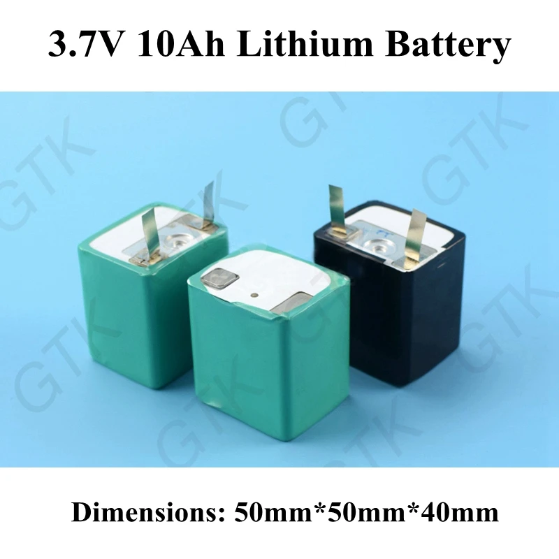 

3pcs 10ah 3.7v li-ion batteries 10000mah 30A lithium battery for diy battery pack power tools electric car ebike