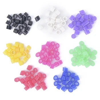 

160Pcs/box Dental Color Code Rings Silicone Instrument Color Code Rings Autoclavable Universal Dental Orthodontic