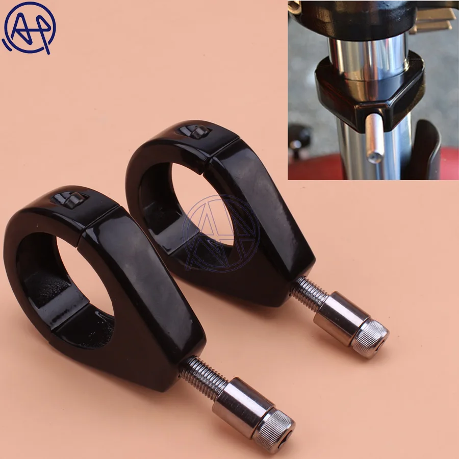 

1pair Indicator Black Turn Signal 41mm Clamps Mount Relocation Bracket Kit Fits for Harley Softail Sportster 883 1200 XL