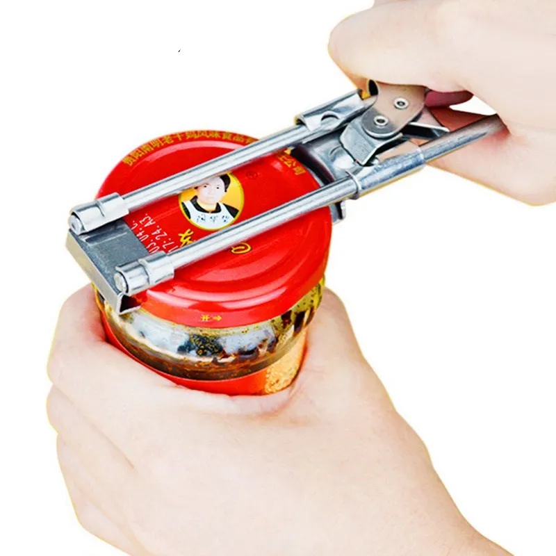 Urijk Side Cut Manual Cap Jar Bottle Opener Kitchen Gadget Easy Can