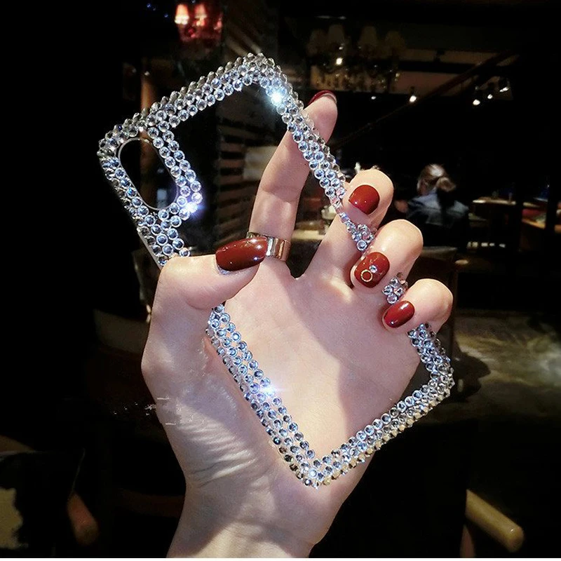 Stylish crystal case for iphone 6 6s 7 8 plus iPhone x xs xr xmax phone back cover |