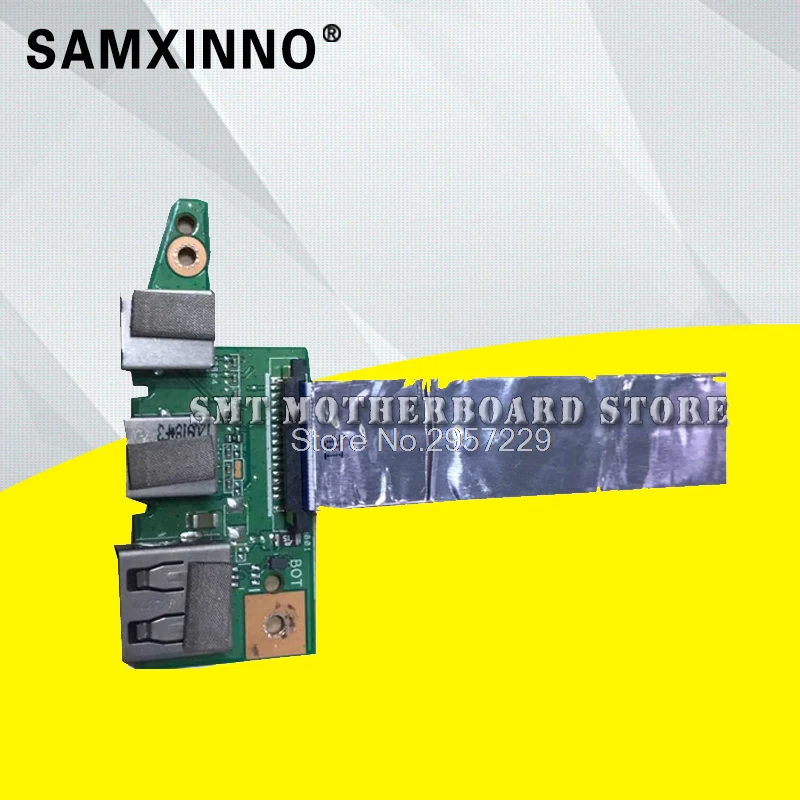 

For ASUS K55V K55VD A55V X55VD X55V X55C X55CR K55VJ Laptop Audio USB IO Sound Board Interface Board Tested Well Motherboard