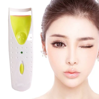 

Electric Makeup Eye Lashes Styling Curl Heating Eyelashes Eyelash Curler Local Curling Aid Plastic Portable Beauty Tools