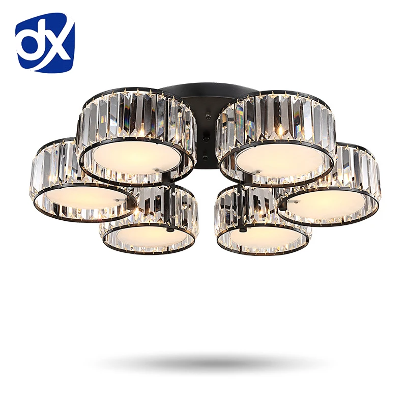

DX crystal ceiling lighting ceiling lamps for the living room chandeliers Ceiling for the hall modern ceiling lamp