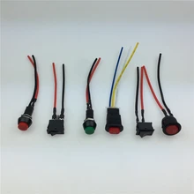 STARPAD измененные Аксессуары для мотоцикла электрический автомобиль с двойной вспышкой круговой выключатель питания Выключатель фонарика 6 шт