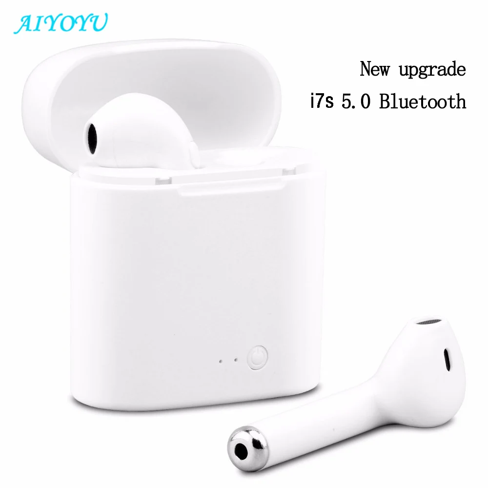 

i7s TWS Mini Wireless Bluetooth Earphone 5.0 Stereo Earbud Headset With Charging Box Mic For huawei Xiaomi All Smart Phone