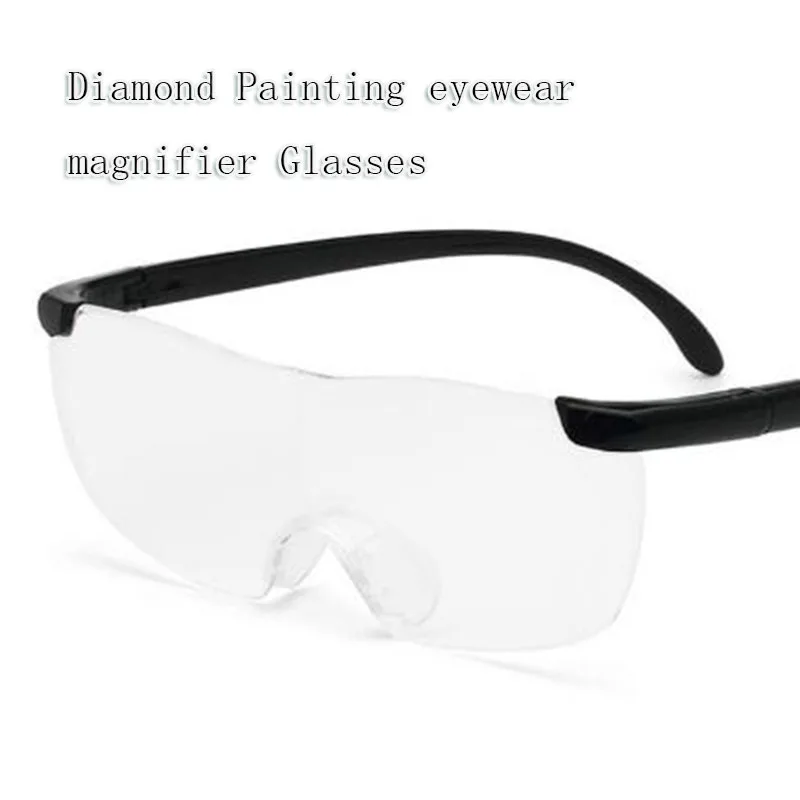 Diamond Painting Accessories Tools 160 Degree Magnifying Glasses Vision For Old Man Unisex Reading Glass Lightweight