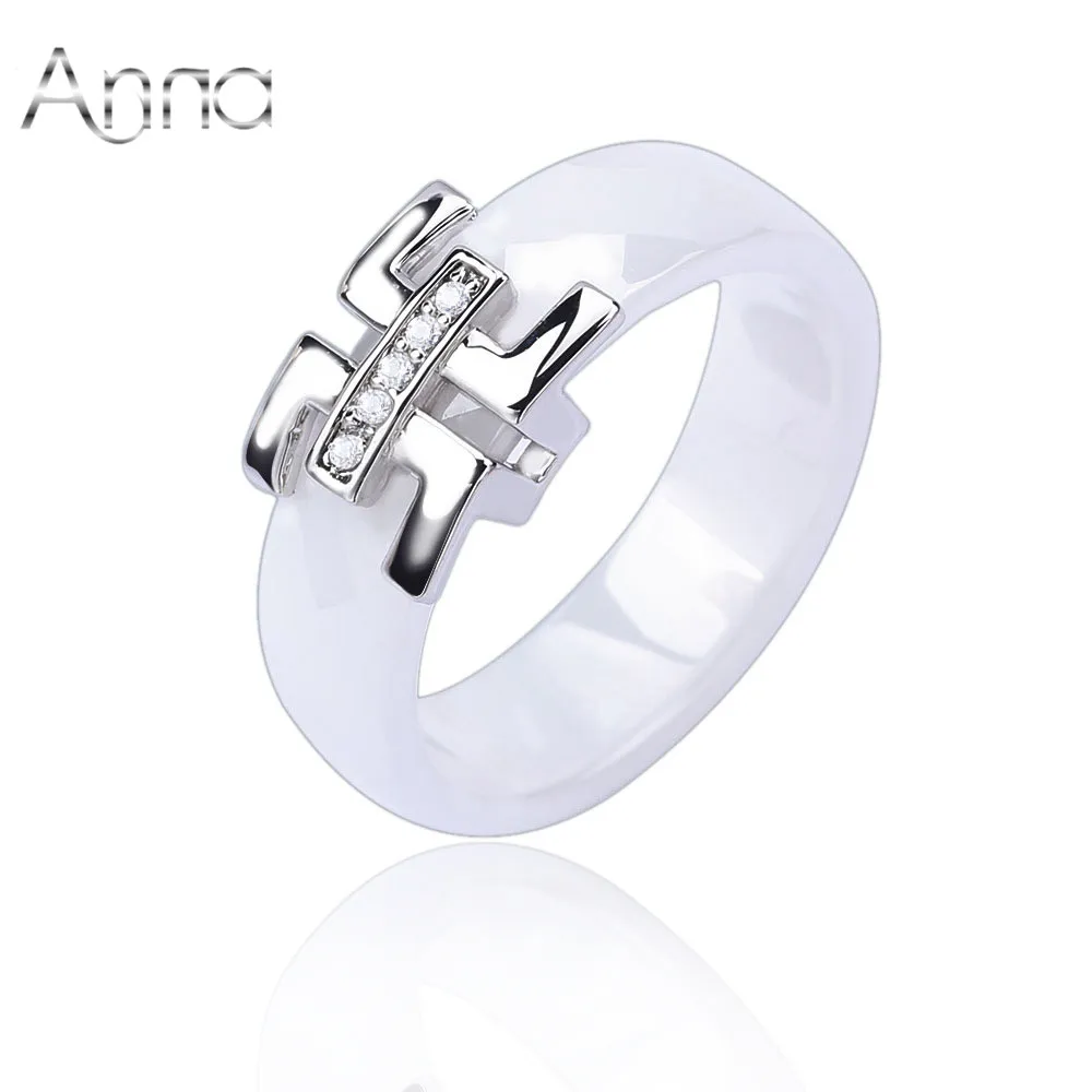 Prix pour A & N 2017 Pas Cher Femmes Doigt En Céramique Anneaux Bagues De Fiançailles De Mariage Pour Les Femmes Cubique Zircone Argent Femelle Anneaux En Céramique bijoux Prix pour A & N 2017 Pas Cher Femmes Doigt En Céramique Anneaux Bagues De Fiançailles De Mariage Pour Les Femmes Cubique Zircone Argent Femelle Anneaux En Céramique bijoux
