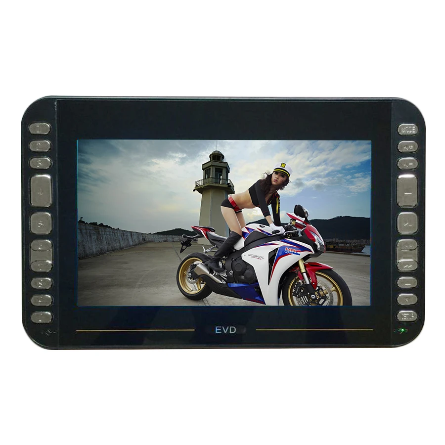 

In stock! 9.8 inch Portable DVD EVD Player TV VCD CD MP3/4 For SD USB GAME Mobile TV Free Shipping