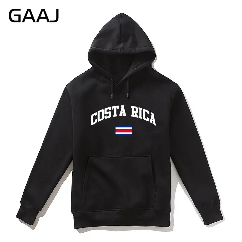 GAAJ Costa Rica Flag Men Hoodie Women Sweatshirt Brand