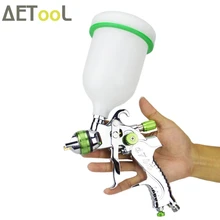 AETool G2008 Профессиональный HVLP 600 мл 1,4 мм сопло гравитационный пневматический пистолет для пневматической краски для автомобиля, инструмент для ремонта автомобиля, набор для покраски