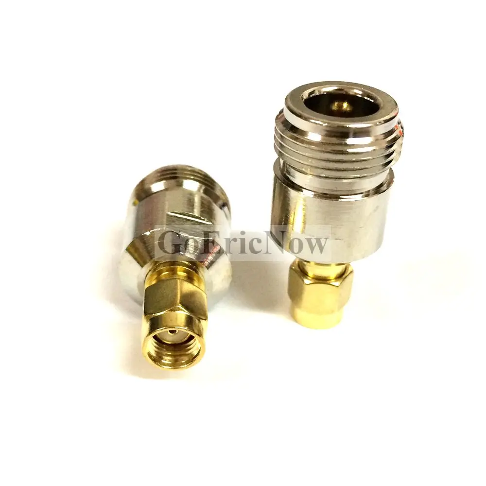N Type Female Jack to SMA Male Plug Straight RF Coaxial Adapter Connector