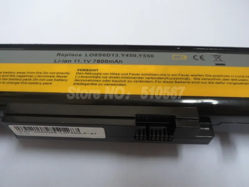 JIGU 9 ячеек ноутбук аккумулятор для Lenovo IdeaPad Y450 Y550A L08O6D13 Y450G L08S6D13 Y450A 55Y2054 Y550 L08L6D13 Y550P