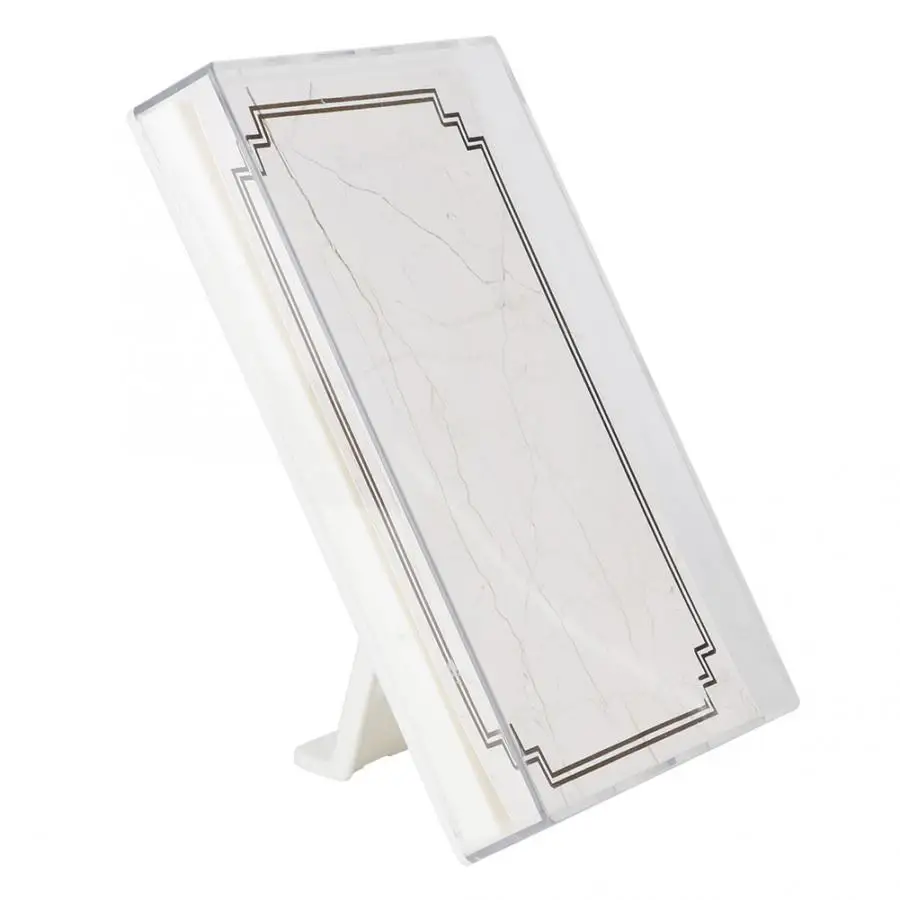 Acrylic Nail Art Plate Manicure Salon Dustproof Display Stand Rack Board Showing Shelf
