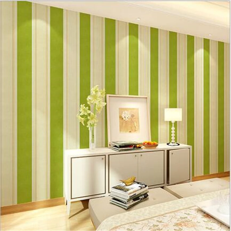 

beibehang Waterproof PVC self-adhesive wallpaper thickened modern striped dormitory bedroom self-adhesive wallpaper living room
