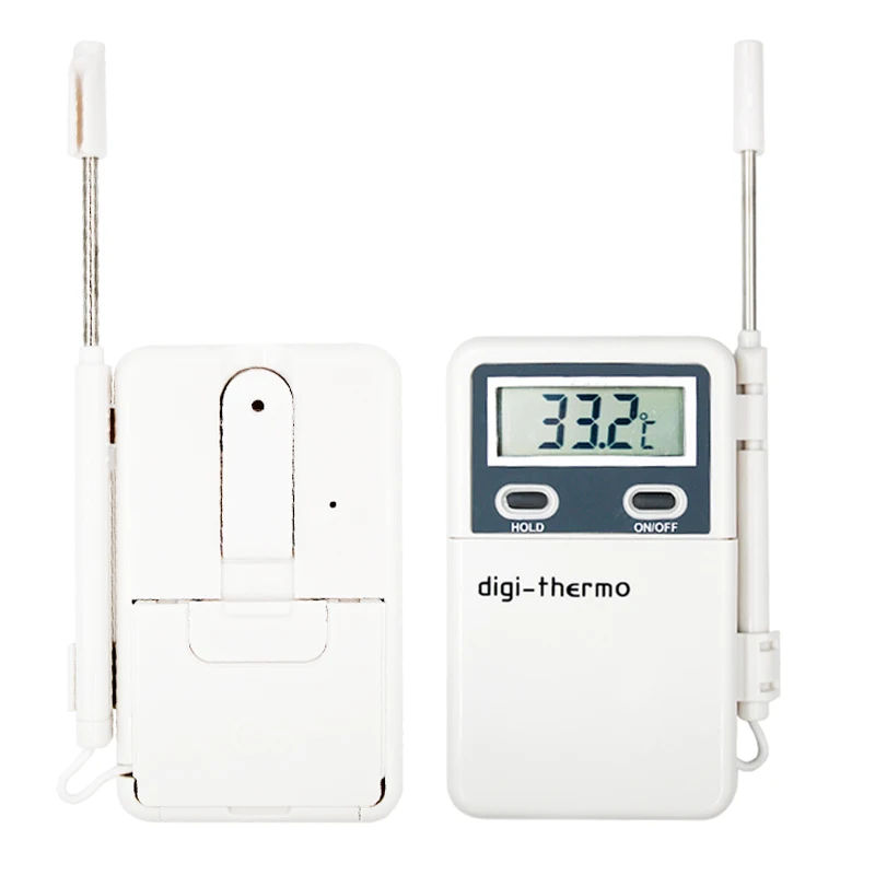 

Digital LCD Sensor Refrigerator Thermometer Freezer Temperature Monitor with 5 seconds high and low temp alarm settings